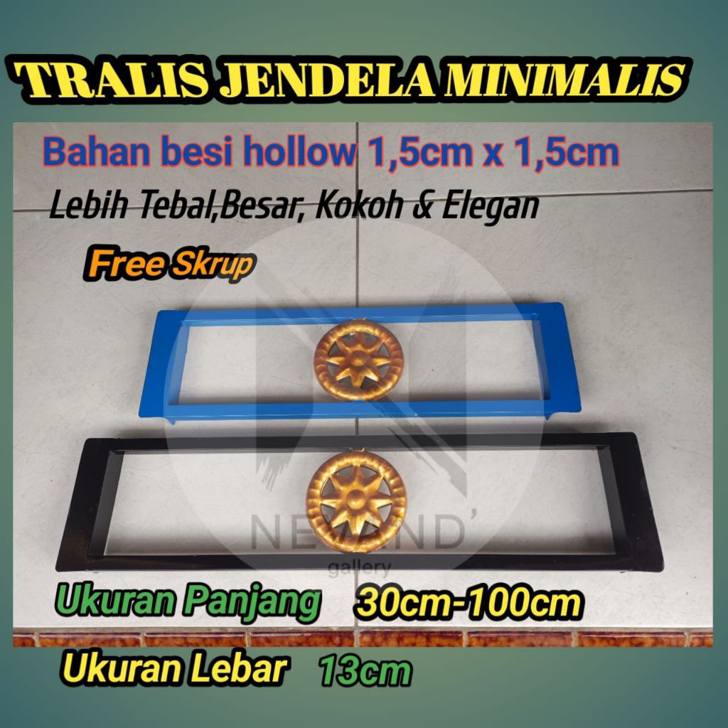TRALIS BESI TERALIS JENDELA MINIMALIS MODERN