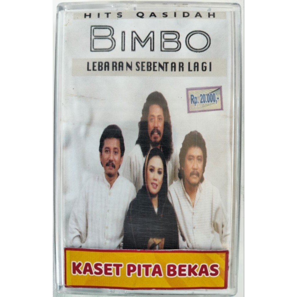 kaset pita bekas qosidah bimbo lebaran sebentar lagi