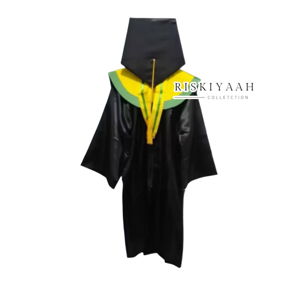 BAJU TOGA WISUDA ANAK TK LENGKAP DENGAN TOPI / BAJU WISUDA ANAK