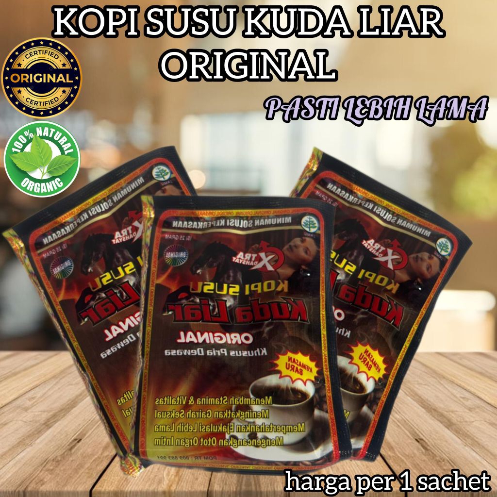KOPI SUSU KUDA LIAR ORIGINAL 1 SACHET