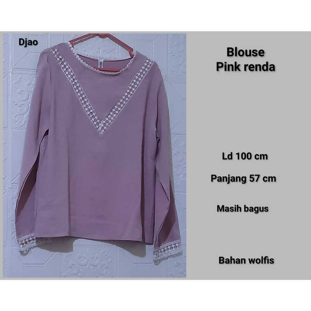 Baju wanita PRELOVED atasan kemeja blouse tunik perempuan murah meriah