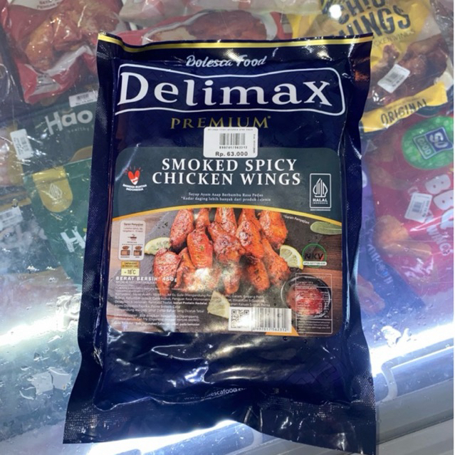 Delimax Smoked Spicy Chicken Wings 450gr