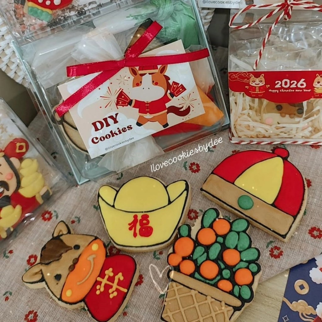 DIY COOKIES IMLEK 4 MACAM KARAKTER CNY