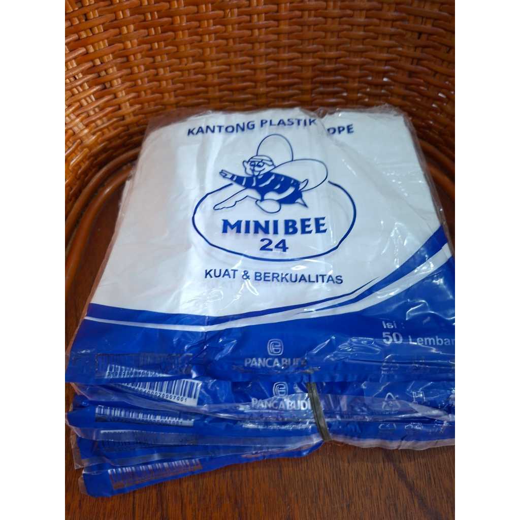 Kantong Plastik Kresek Putih Minibee 35 Isi 50 Lembar