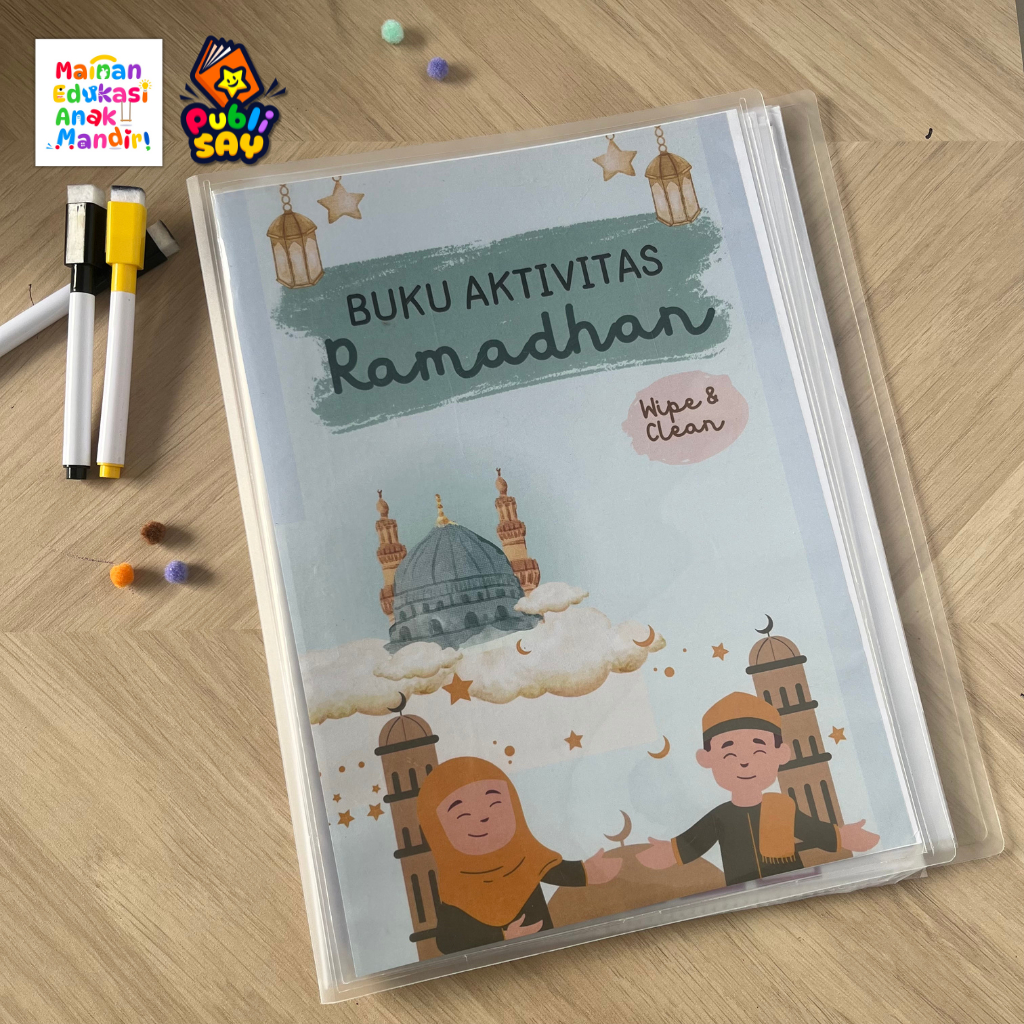 Buku Kegiatan Ramadhan Anak TK PAUD SD Aktivitas Ramadan Bulan Puasa Untuk Anak-anak Belajar Mengena