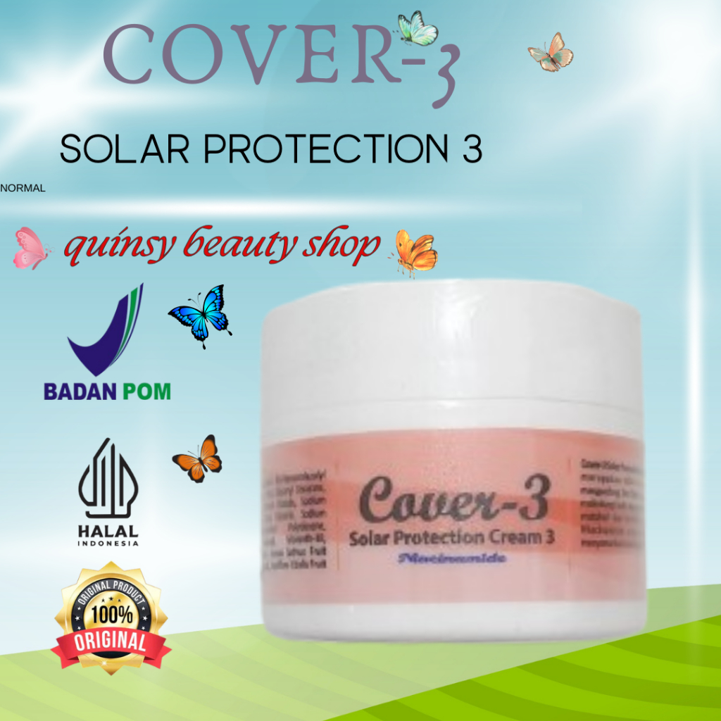cover 3 solar protection 3 niacinamide spf 30