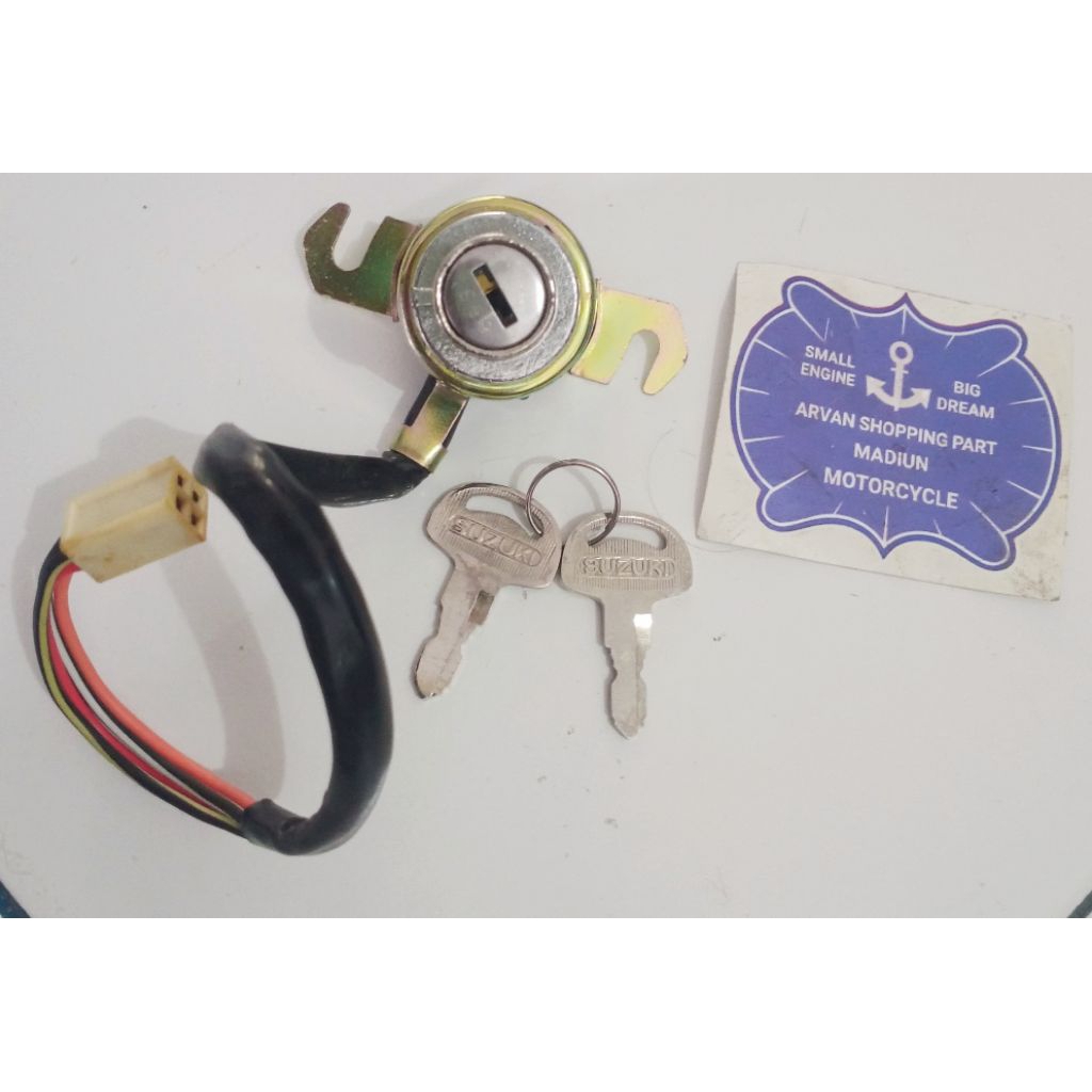Kunci kontak Suzuki TS100N TS100C GP100 GP125 TS185 TS75 TC125 TS125 ORIGINAL