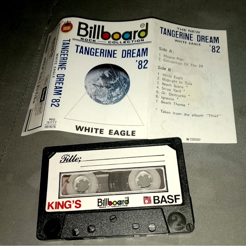 kaset pita:Tangerine Dream 82- White Eagle
