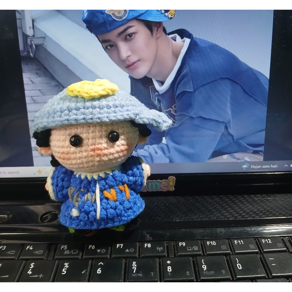 Crochet CORTIS KEONHO Rajut Amigurumi/Keychain/Bagcharm