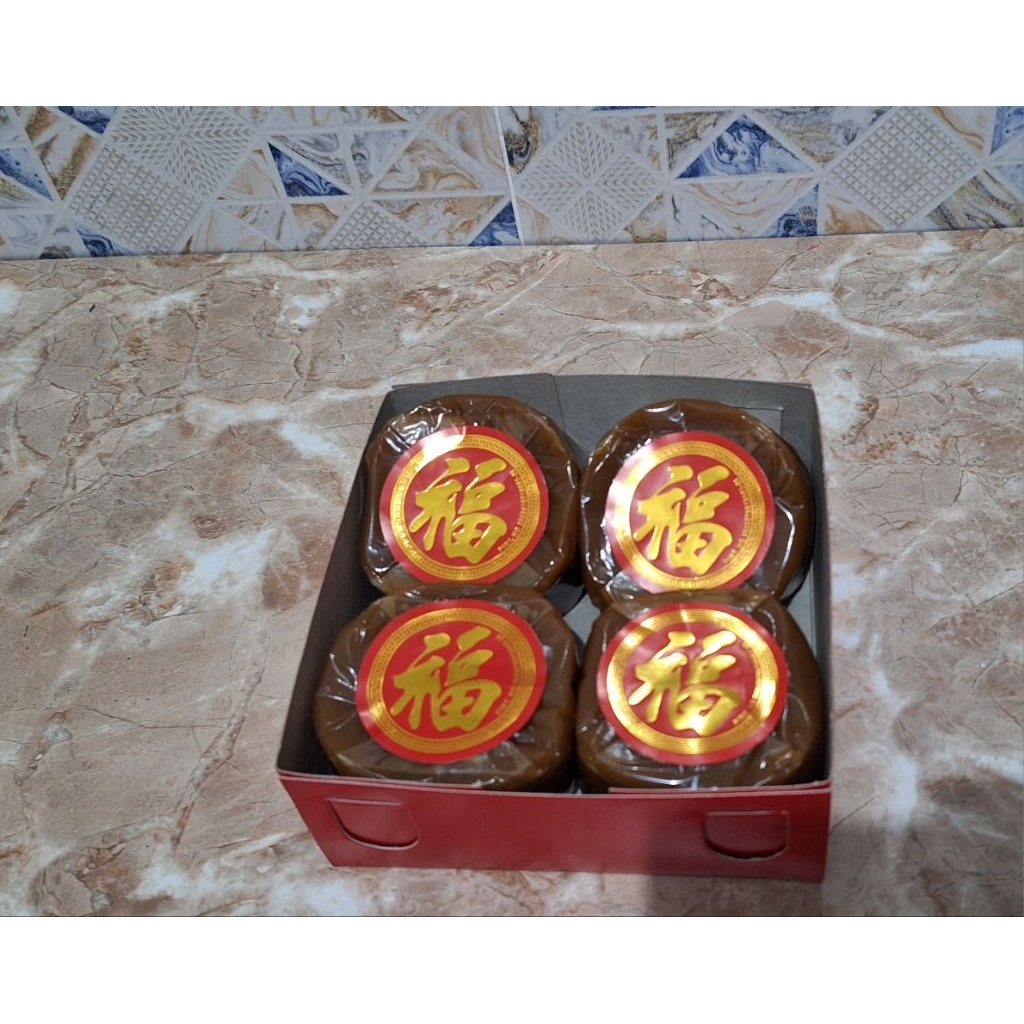 Kue Keranjang Medan Halal 850 G TANPA KOTAK (4 Pcs Kecil)