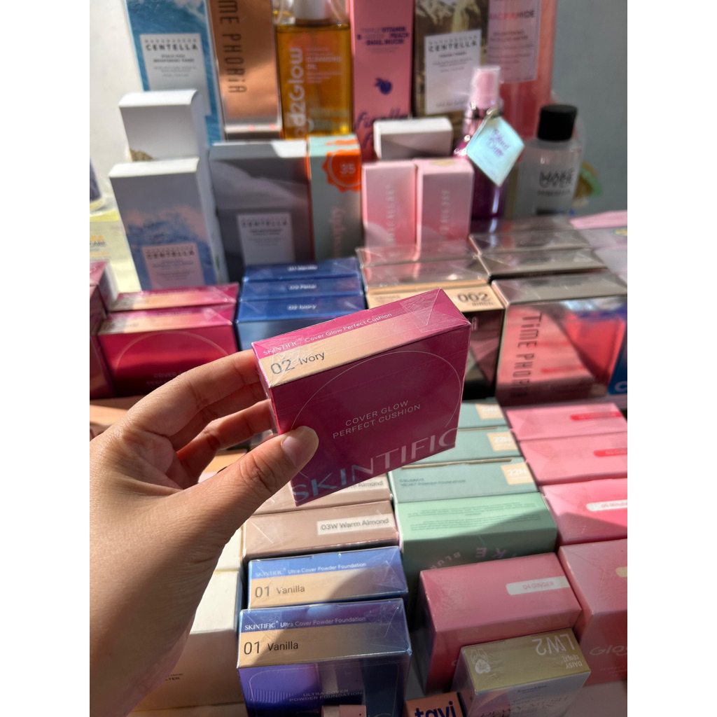 Cushion Skintific Glow shade 02Ivory