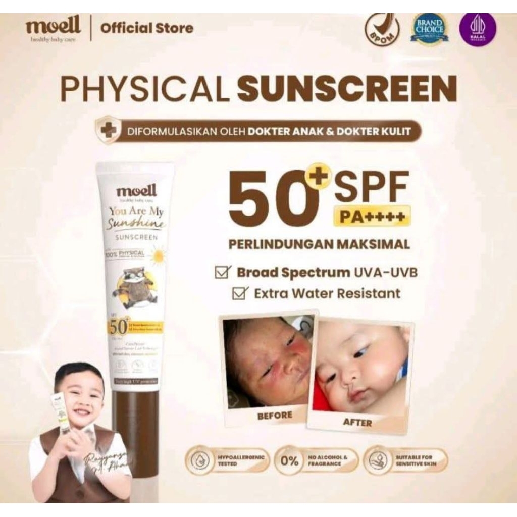 MOELL SUNSCREEN 50+ SPF PA++++