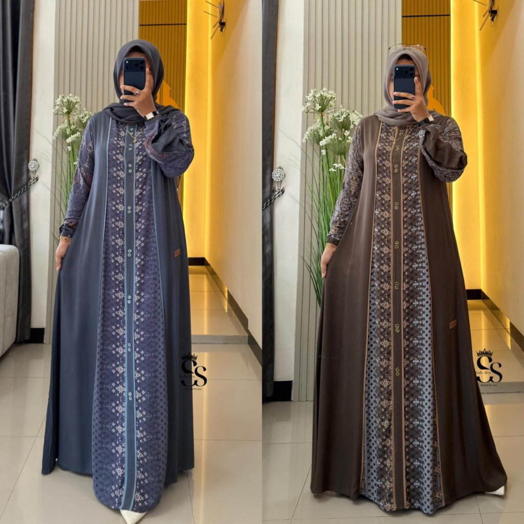 GAMIS SAULIN STORE TWILL UNIQLO MIX RAYON MOTIF