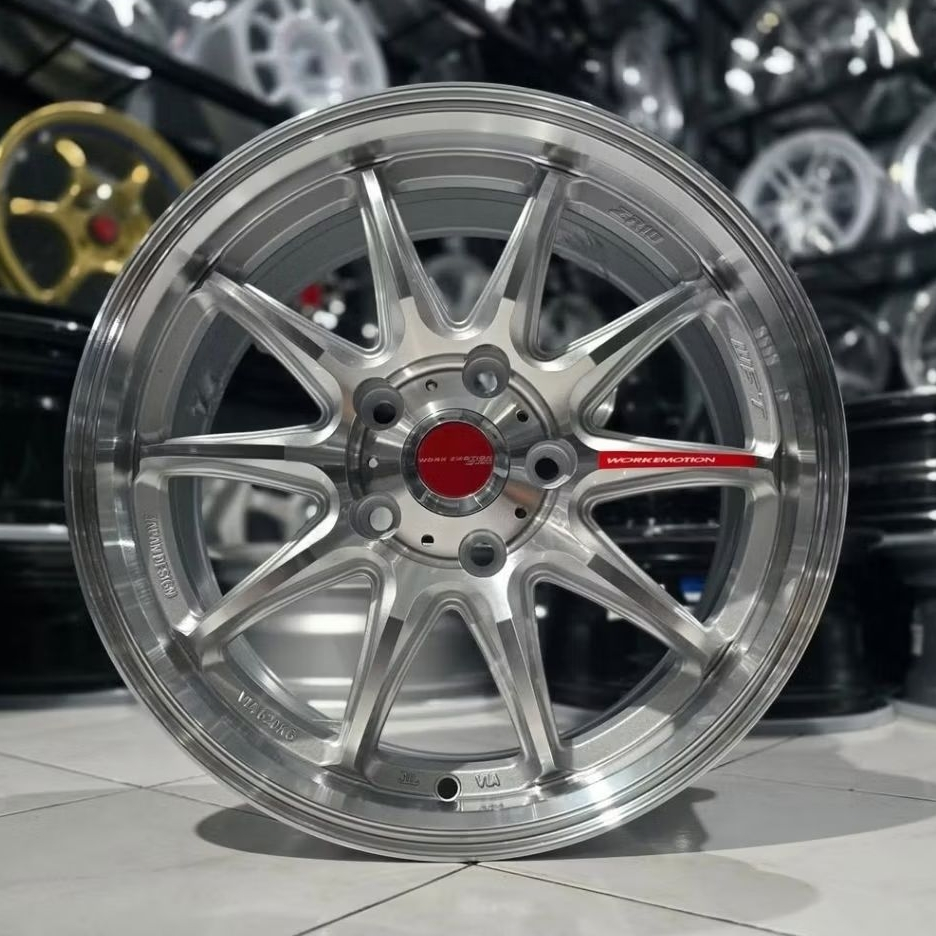 velg mobil r16 WORK EMOTION ZR10 POLISH PCD 5x114,3 velg ring 16 innova ertiga grandmax new carry Br