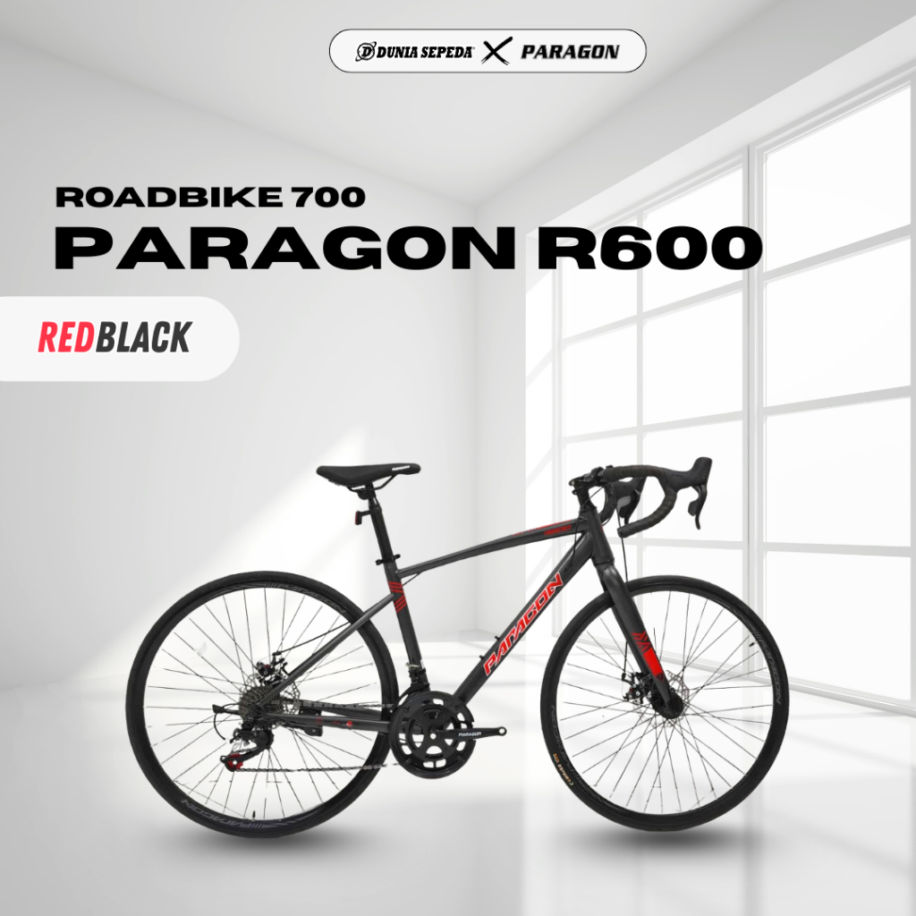 SEPEDA BALAP PARAGON R600 ROADBIKE 16 SPEED - SEPEDA BALAP ROADBIKE PARAGON R600 BRIFTER