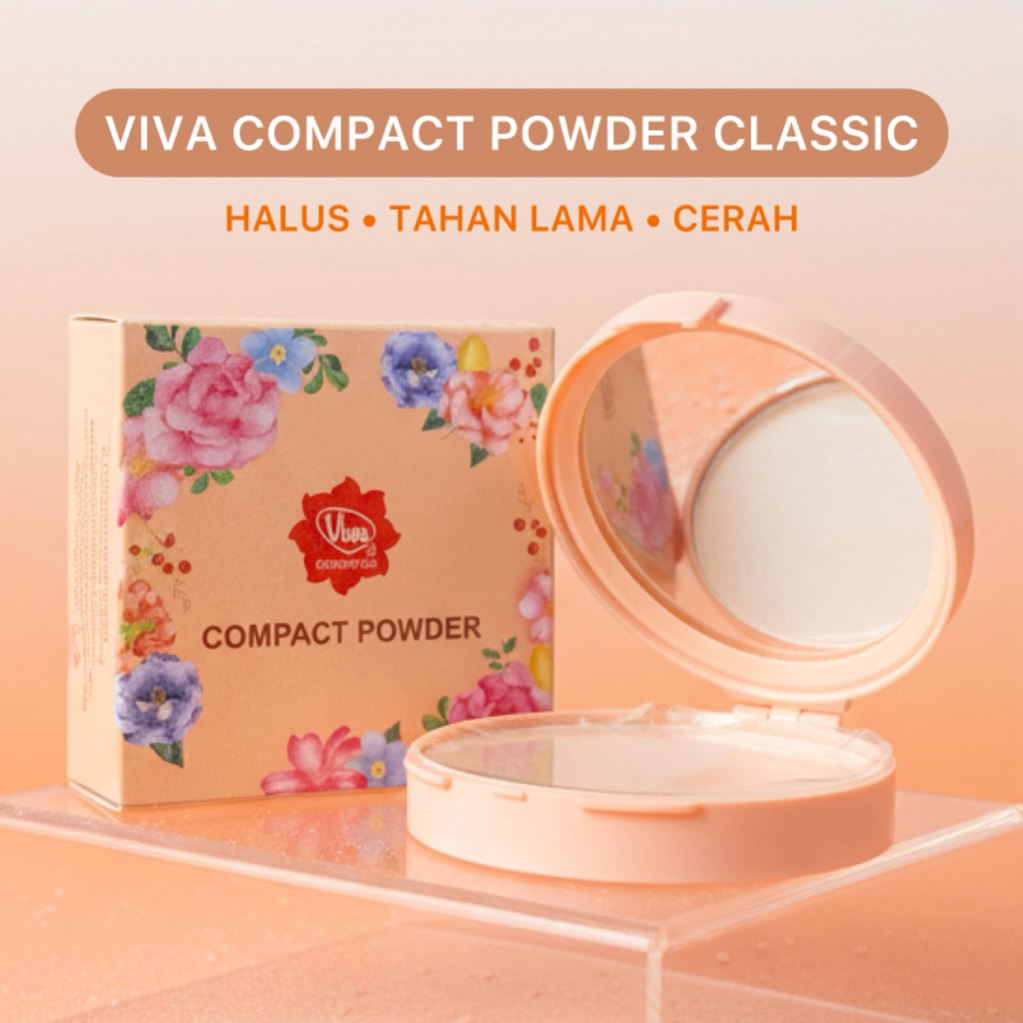 GARUT || 100% Original VIVA Classic Compact Powder || Bedak Padat Viva Legendaris