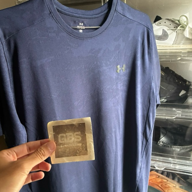 Under Armour Vanish Seamless Men's T-Shirt UA Kaos Pria Gym Lari Fitness