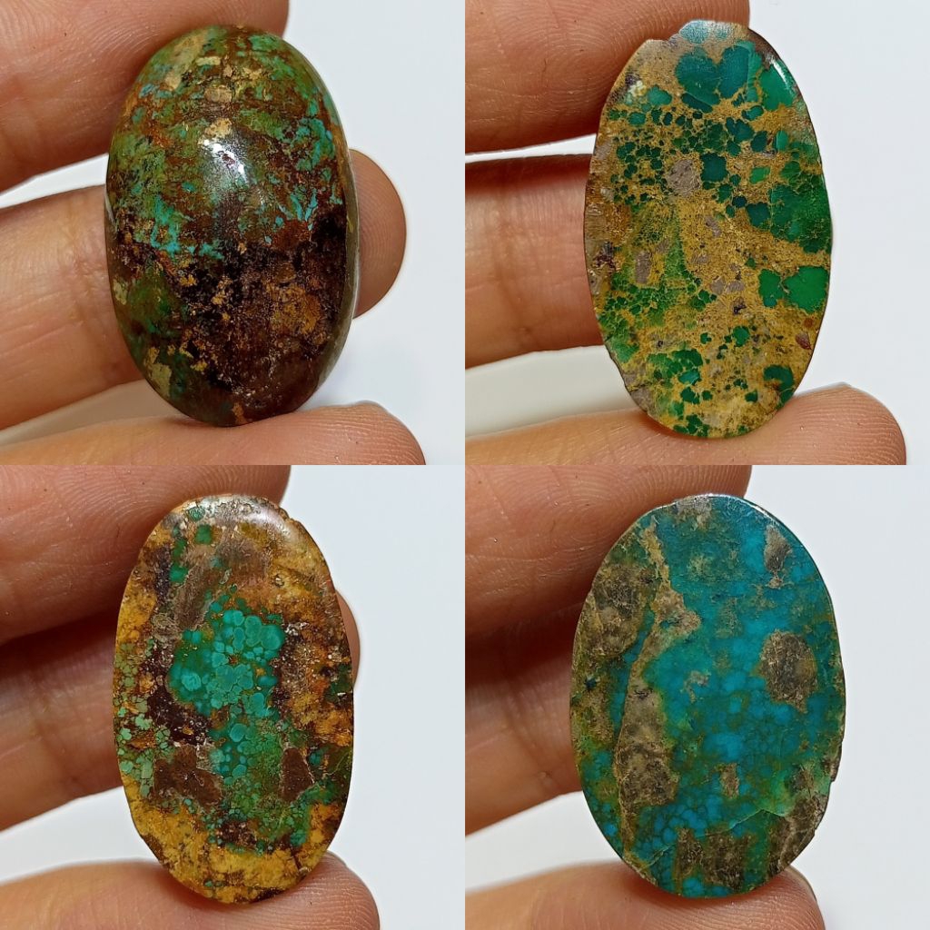 NATURAL PIRUS PERSIA HIJAU SERAT EMAS (15)