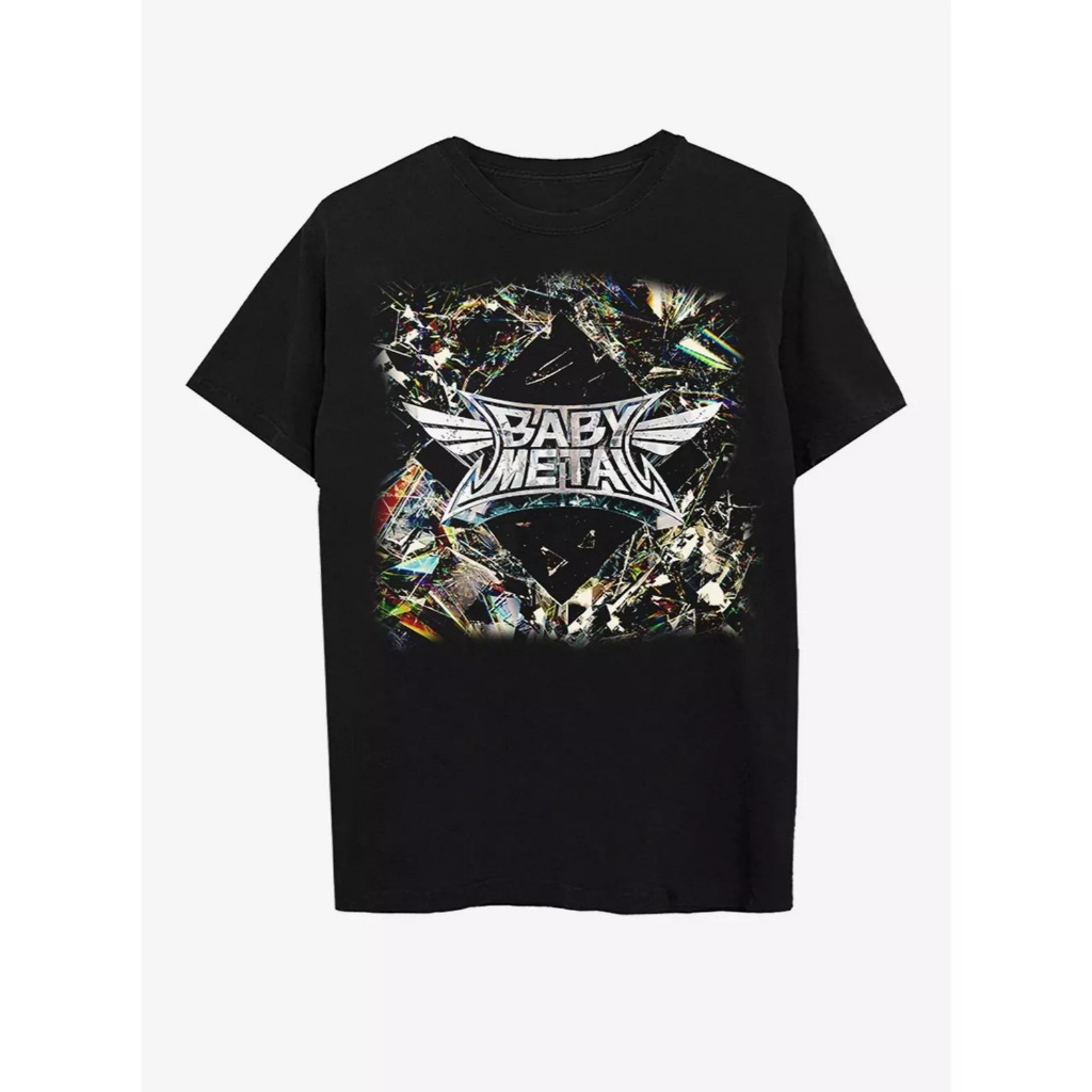 Kaos band official Babymetal - Metal Forth Album Cover Original T-shirt
