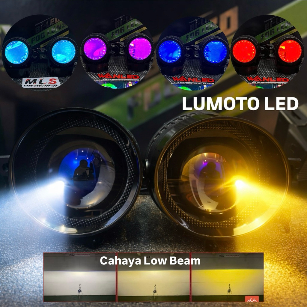 Lampu Foglamp Biled AES 3 inch Fx Series 3 Warna