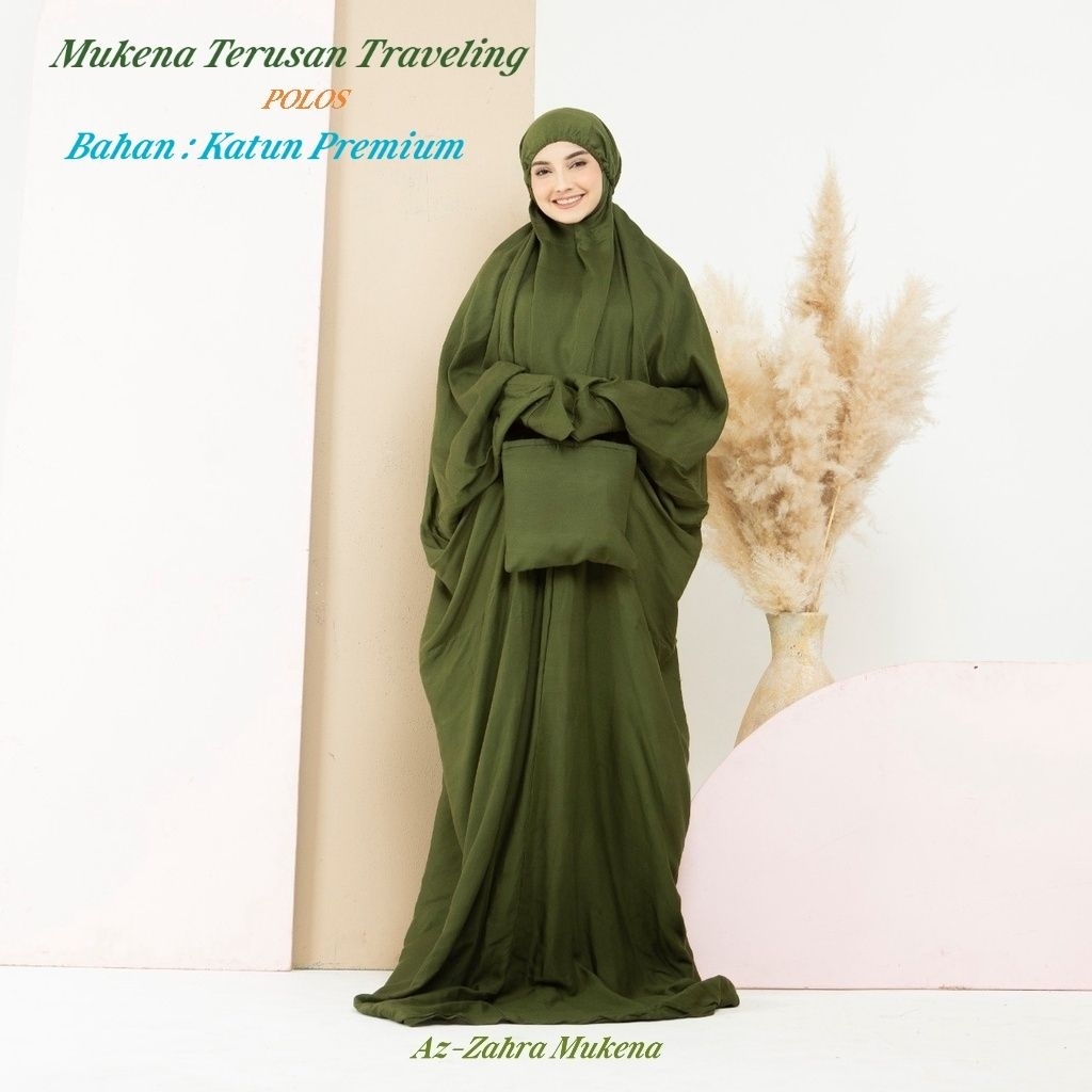 Mukena Terusan Traveling Usia dewasa