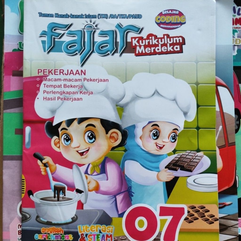 Majalah Fajar edisi 01 s/d 10 (usia 5-6 th) - untuk TK/ PAUD