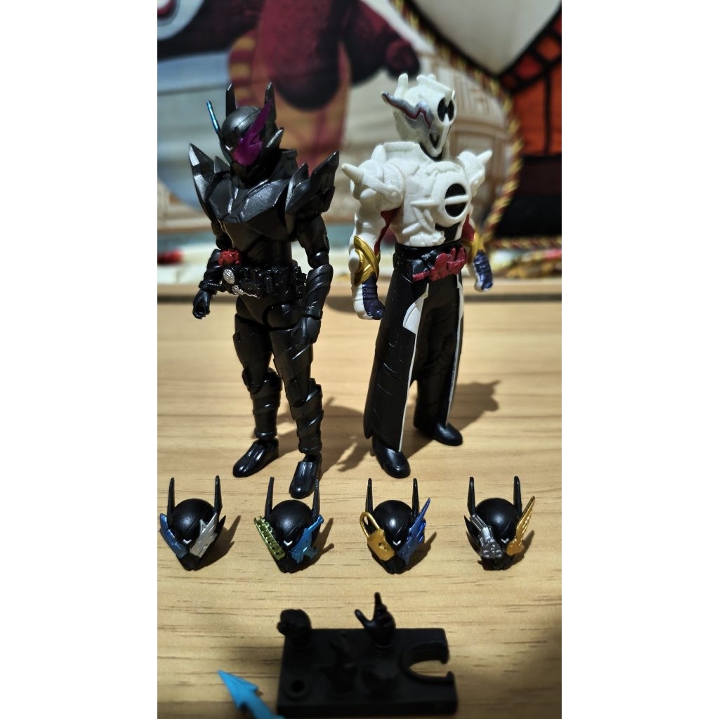 Shodo Kamen Rider Build Black Hazard Mode + Mini RHS Evol | Set Lengkap + Aksesori (No Box)