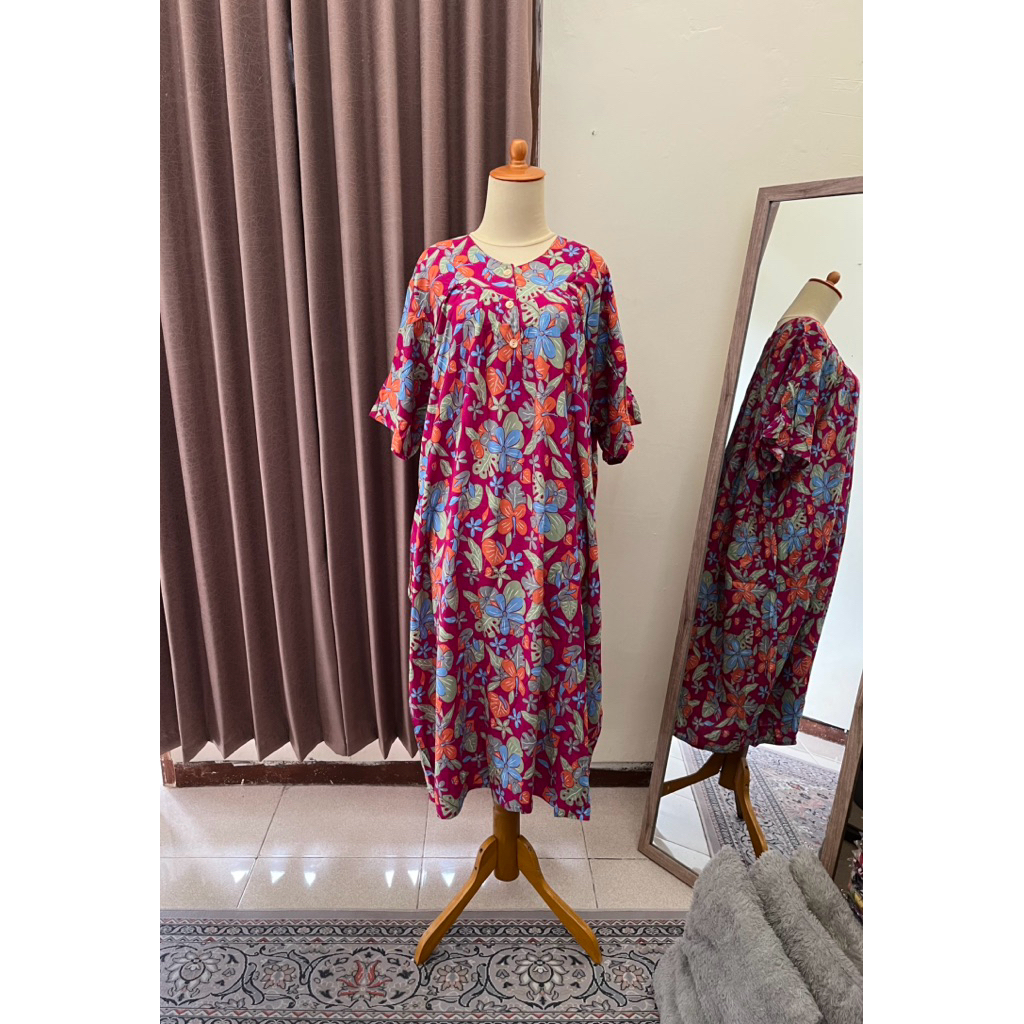 Daster Jumbo Ld 150-160 Batik Kudamas