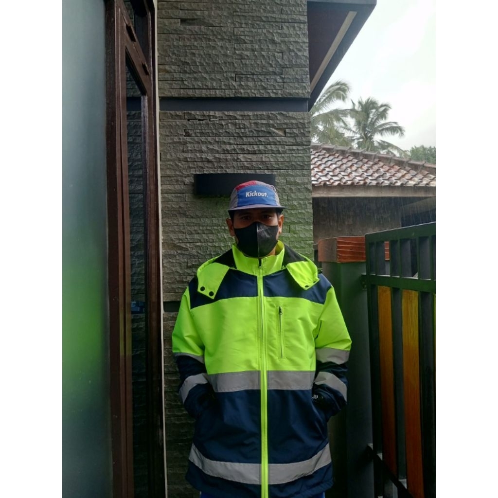 jaket safety k3 tambang