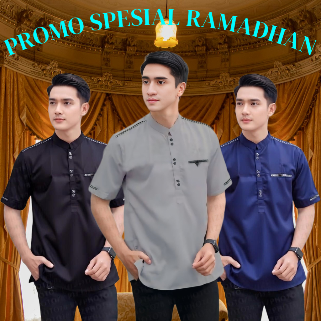 Baju Koko Barhi Tojiro Lengan Pendek Katun Toyobo Premium Halus Lmbut Adm Tidak Panas Pria Dewasa