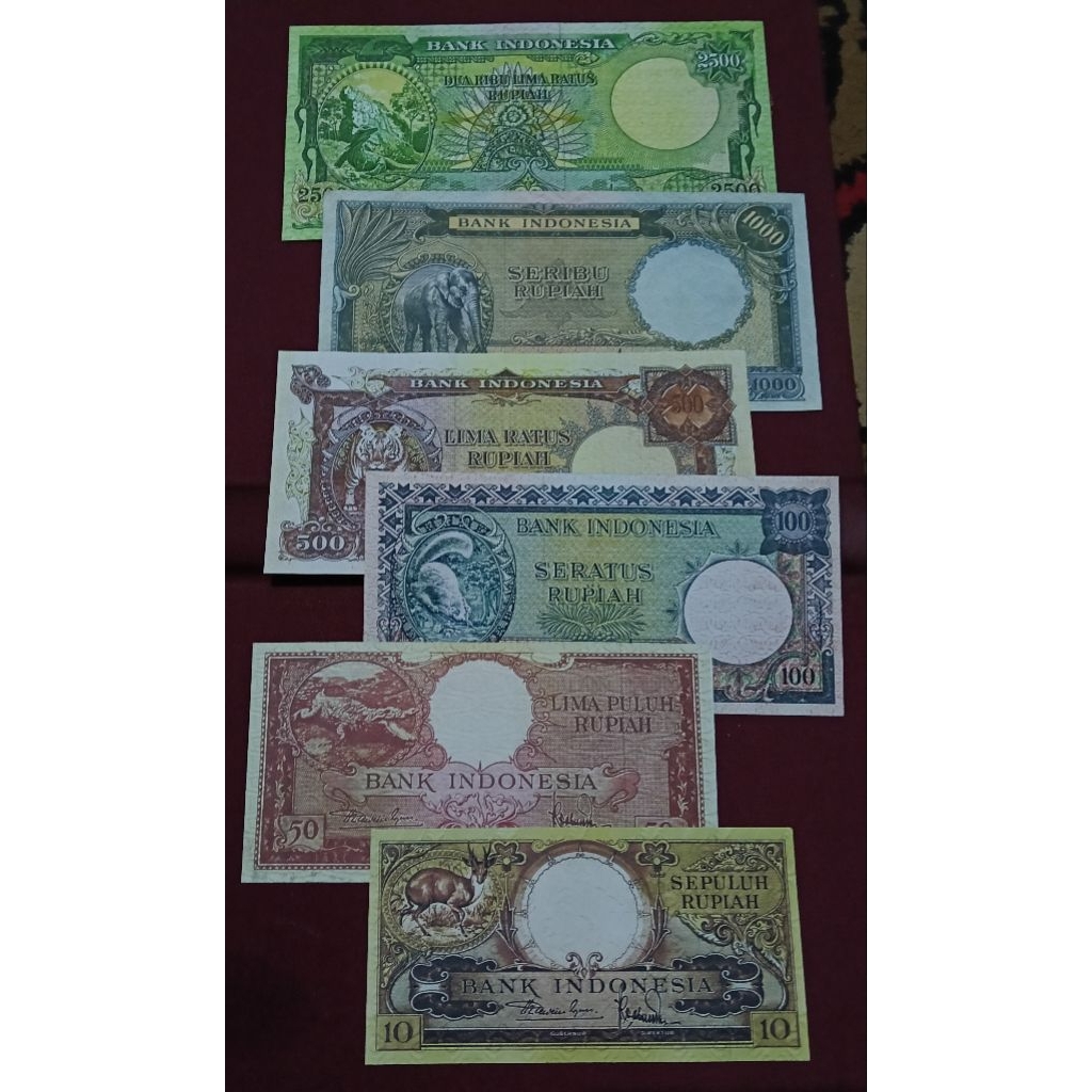 Uang Lawas Indonesia Repro Seri Hewan Tahun 1957