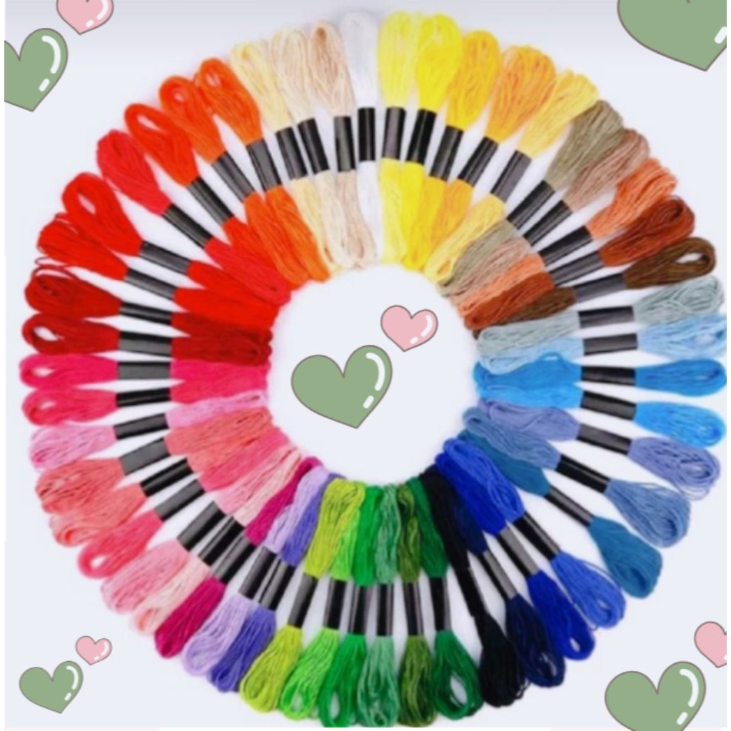 Benang Sulam / Benang Kristik Aneka Warna Per Pcs (LY)