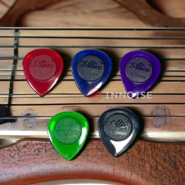 Pick Tebal Gitar dan Bass Alice Stubby 1mm 2mm 3mm