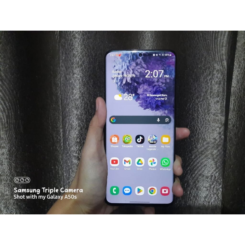 Samsung Galaxy S20+ ex inter 8/128 wifi only