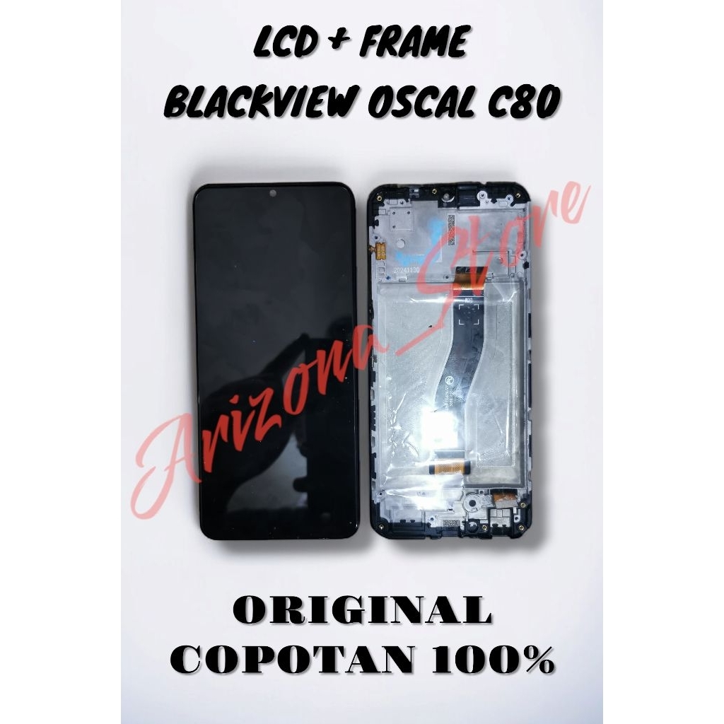 LCD TOUCHSCREEN OSCAL C80 PLUS FRAME ORIGINAL