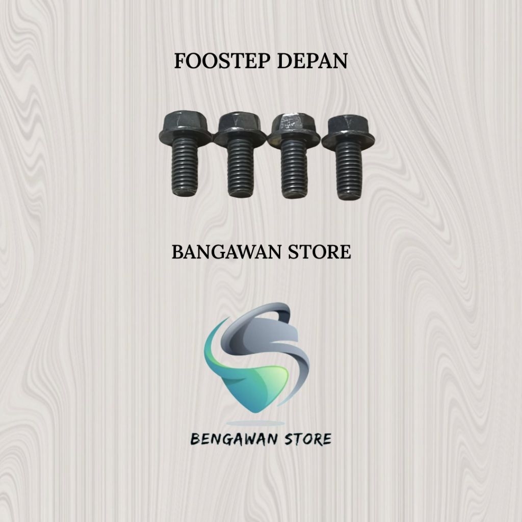 Baut Fullset Cover Bodi Body Footstep Depan Honda Sonic 150 R FI PGM-FI