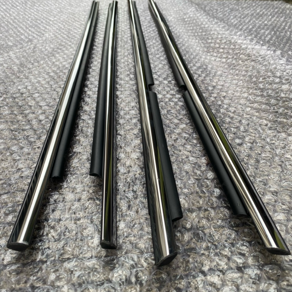 1 Set Karet Pelipit Luar Kaca Toyota Innova 2004-2015 Original List Pelipit Kaca Innova Lama Crom