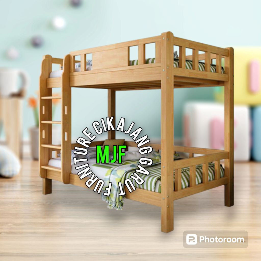 Dipan tingkat/Ranjang Tingkat/Dipan tingkat/Tempat tidur loteng kayu minimalis model terbaru/Tempat 