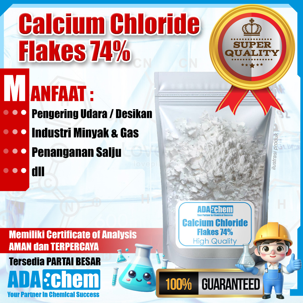 Calcium Chloride Flakes 74%