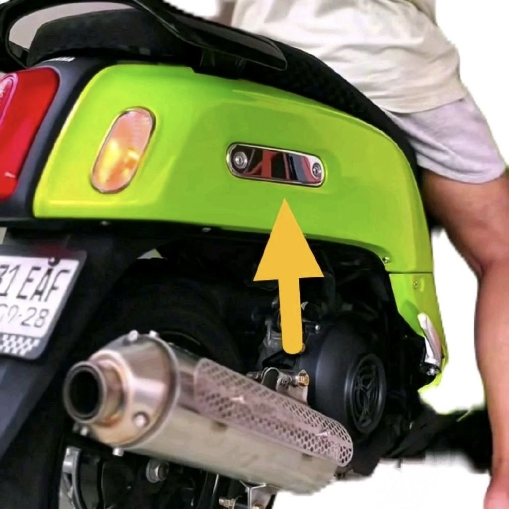 Tutup Body Kanan Kiri Fazzio Panel Cap Body Belakang Fazzio Penutup Body Belakang untuk Motor Fazzio