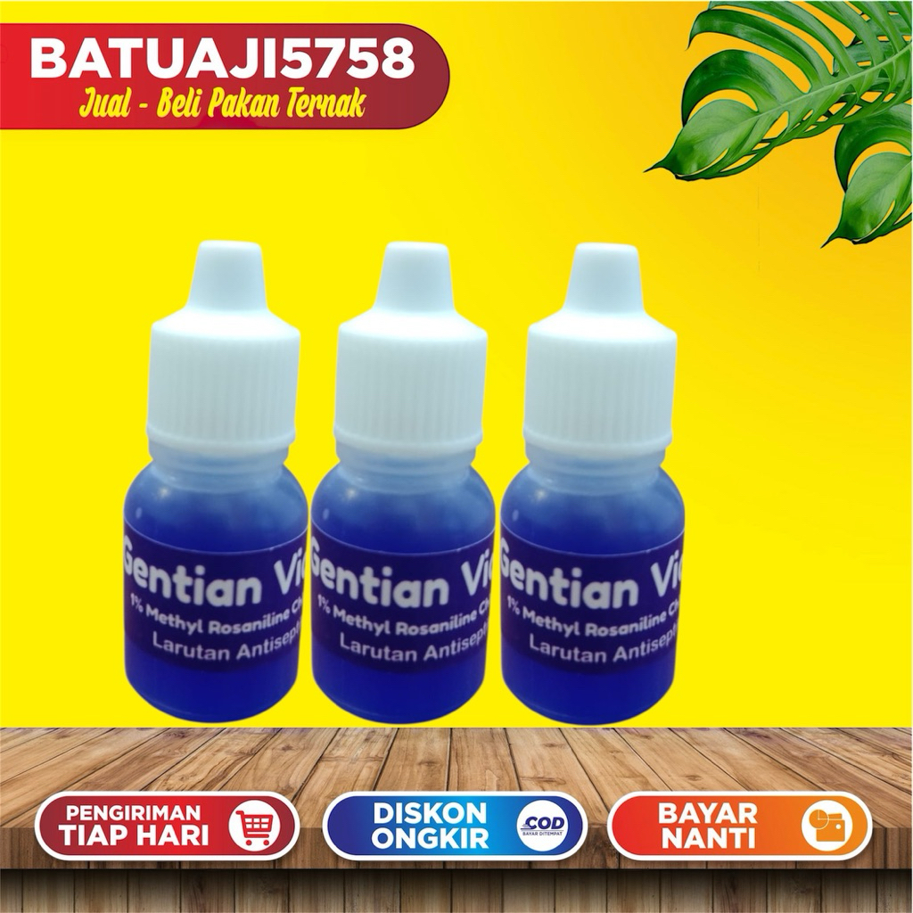 Obat Sariawan Hewan 10ml Warna Biru