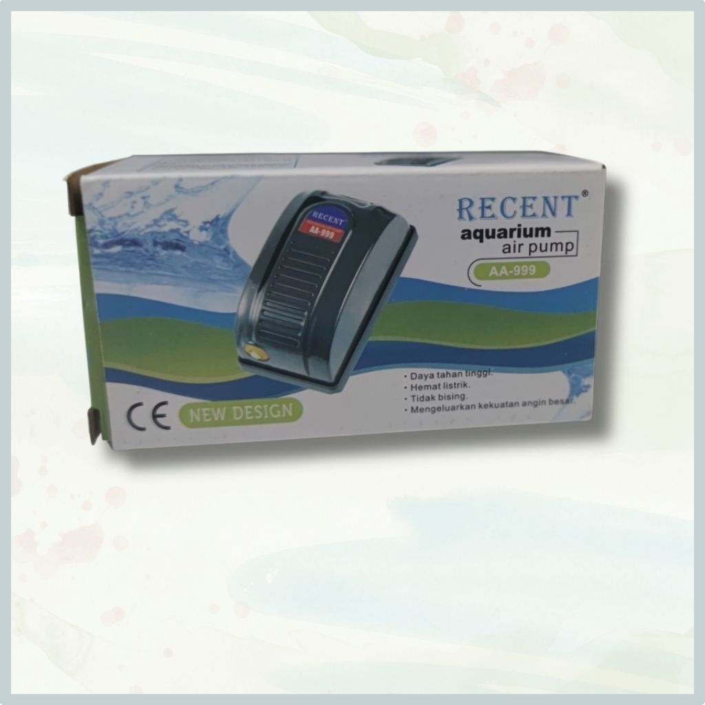 Recent AA-999 Mesin Aerator 1 Lubang Recent AA999 Air Pump 1 Output