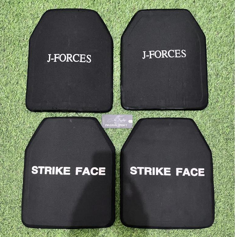 PLAT BAJA STRIKE FACE DAN J-FORCE ANTI PELURU LEVEL 4 UNTUK BODY VEST/ROMPI TNI POLRI ORIGINAL 100%