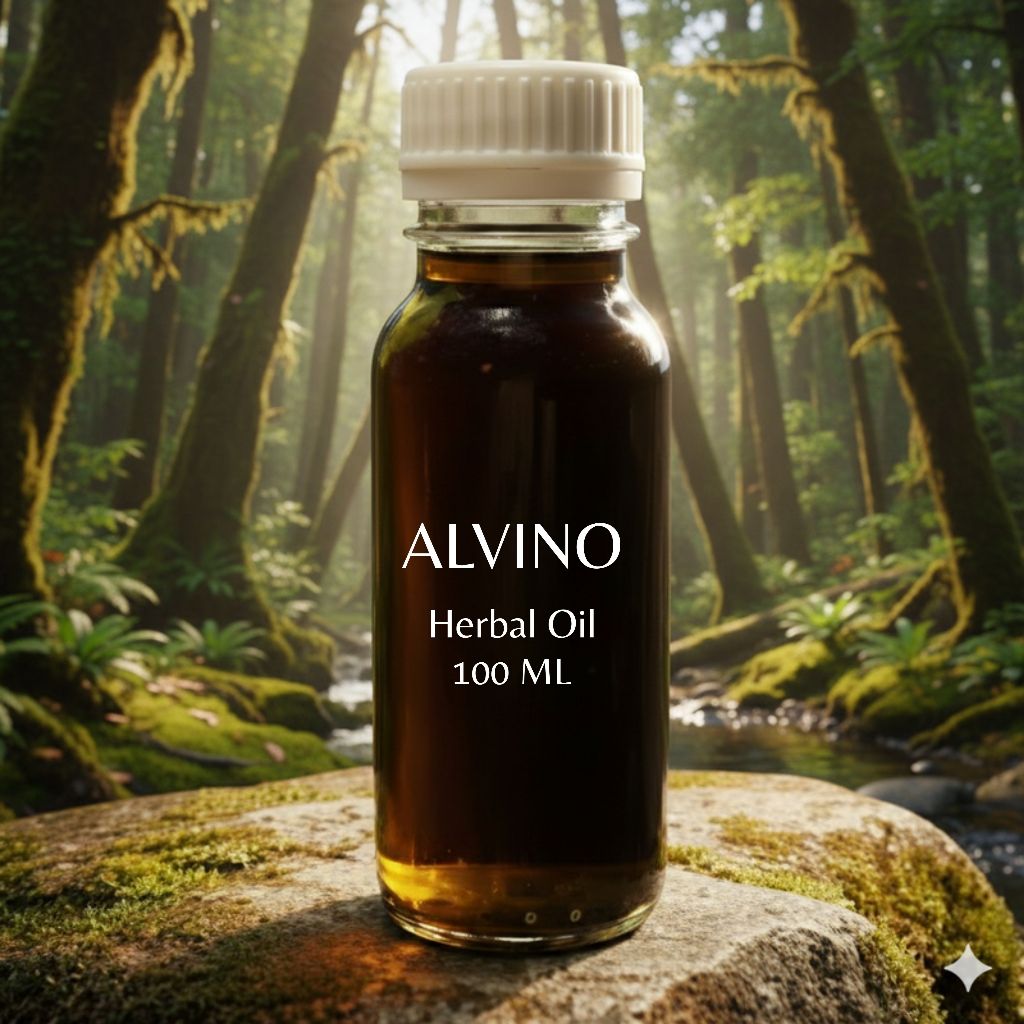 Minyak Daun Bungkus Alvino Biak Papua Original / Minyak Oles Alfino Asli 100ML