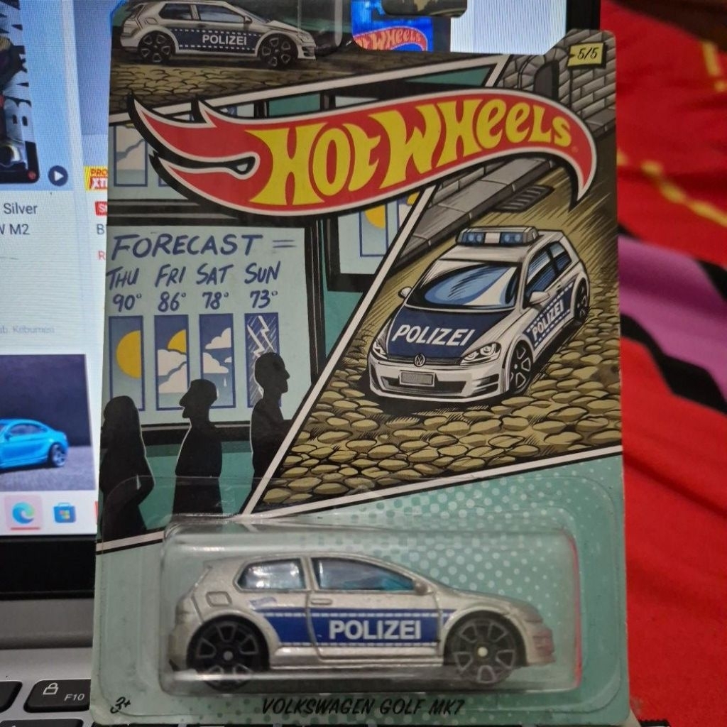 HOT WHEELS VOLKSWAGEN GOLF MK7 POLIZEI