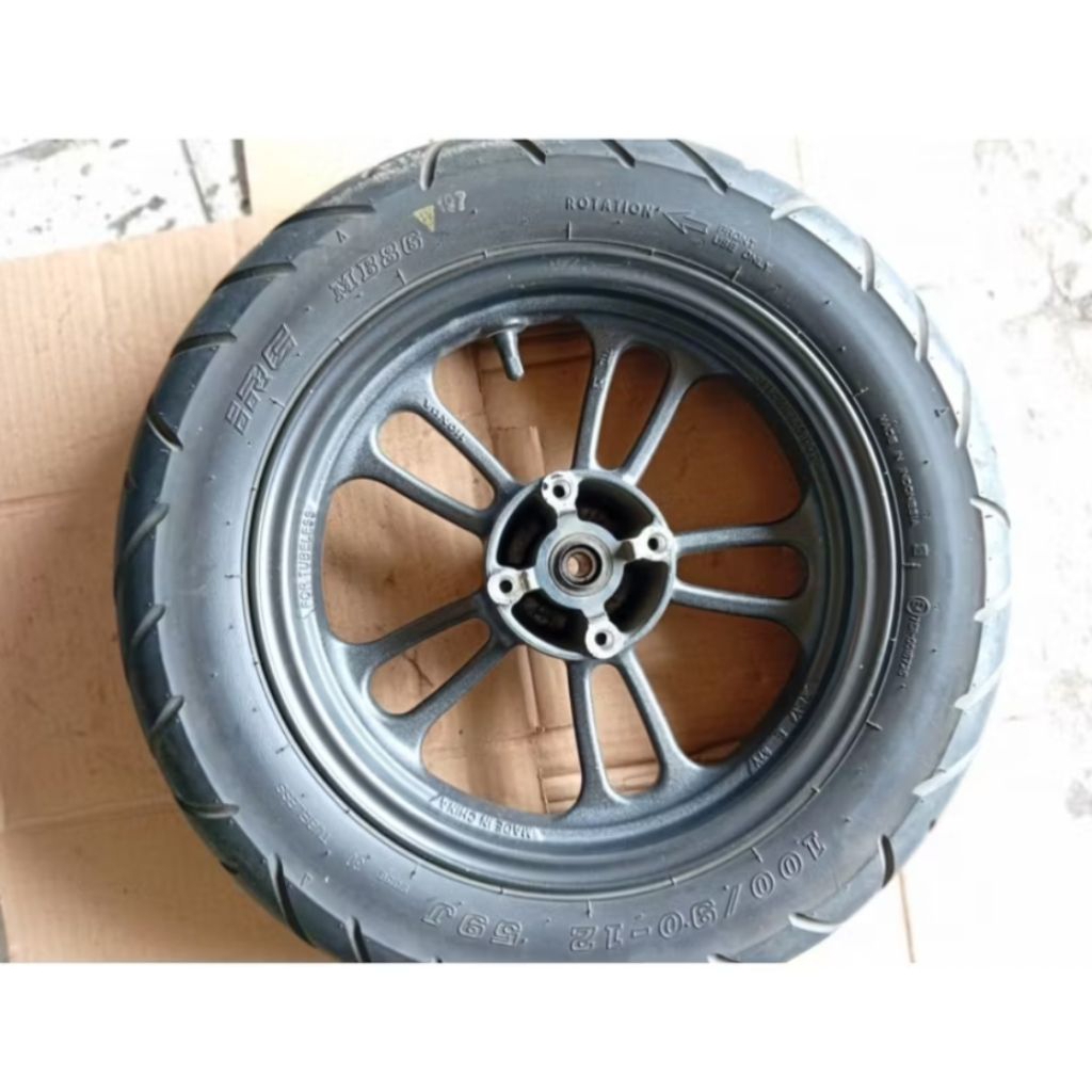 VELG PELEK DEPAN SCOOPY NEW PRESTIGE 2021-2025 SEKEN ORIGINAL COPOTAN