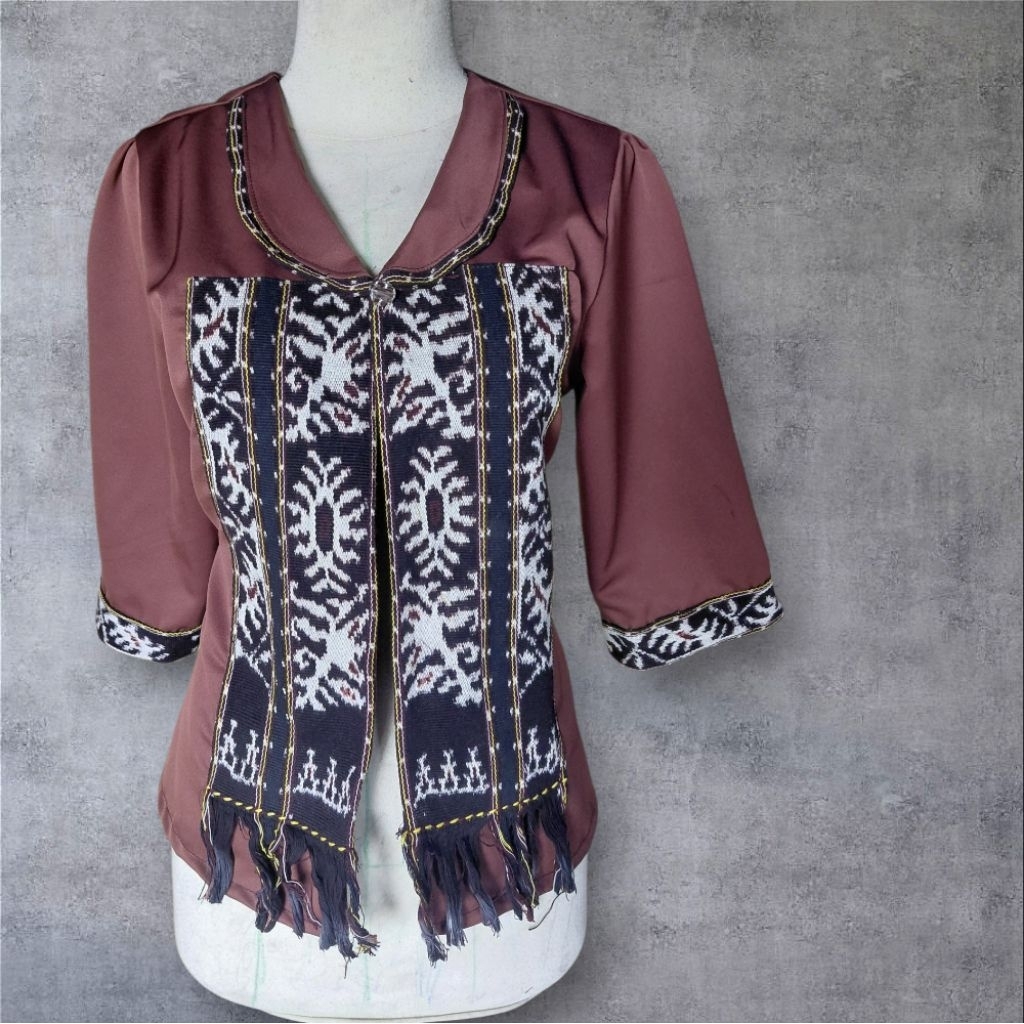 blazer / auter kain tenun motif hawu NTT
