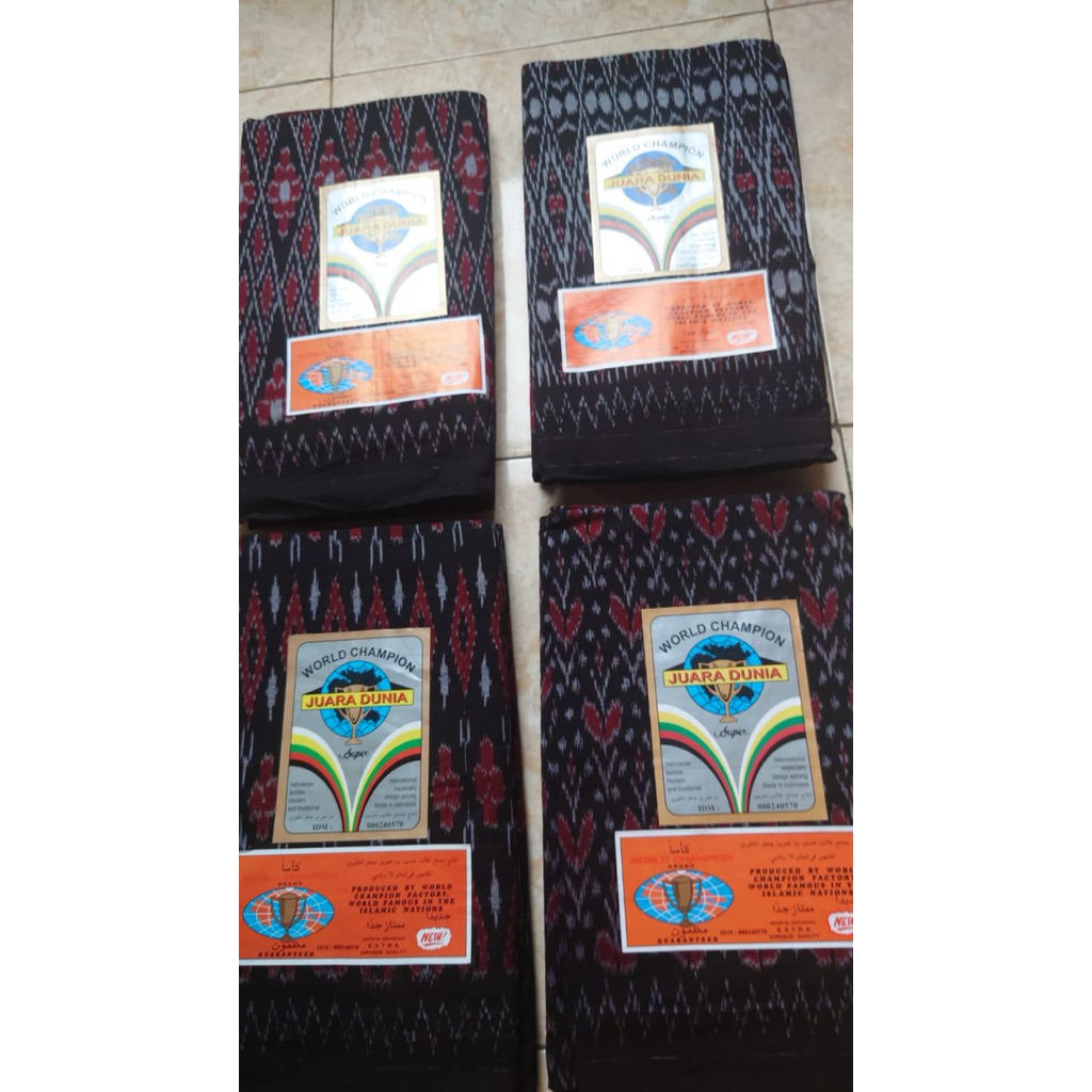 SARUNG GOYOR TENUN DJUARA DUNIA/Juara dunia