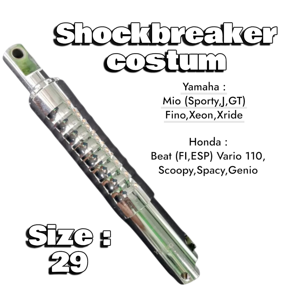 Shock Shockbreaker Belakang Matic Young Beat Vario Costum 290 mm