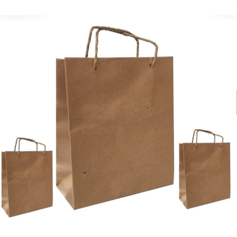 Paper Bag Coklat / Paper Bag Coklat / Tas Belanja